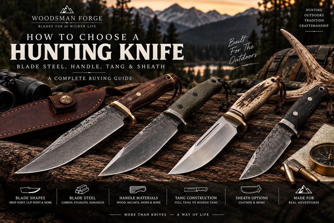 How to Choose a Hunting Knife: Blade Steel, Handle, Tang & Sheath
