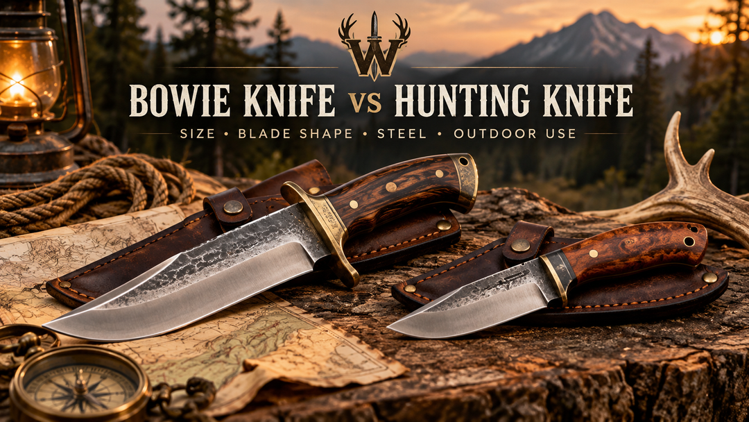 Bowie Knife vs Hunting Knife: What’s the Difference?