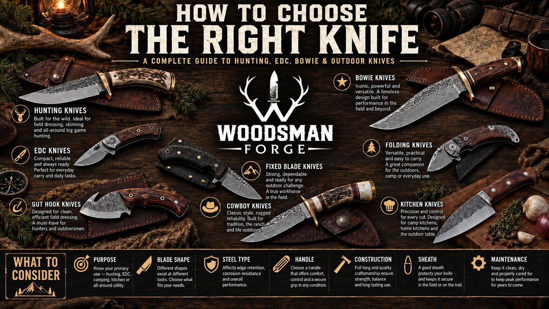 Knife Steel Guide: How to Choose the Right Knife for Hunting, EDC & Bowie