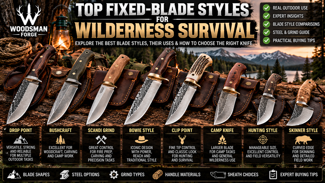 Top Fixed-Blade Styles for Wilderness Survival