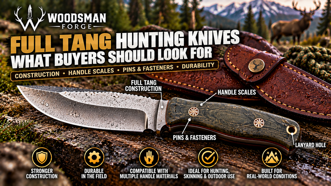 Full Tang Hunting Knives: What Buyers Should Look For