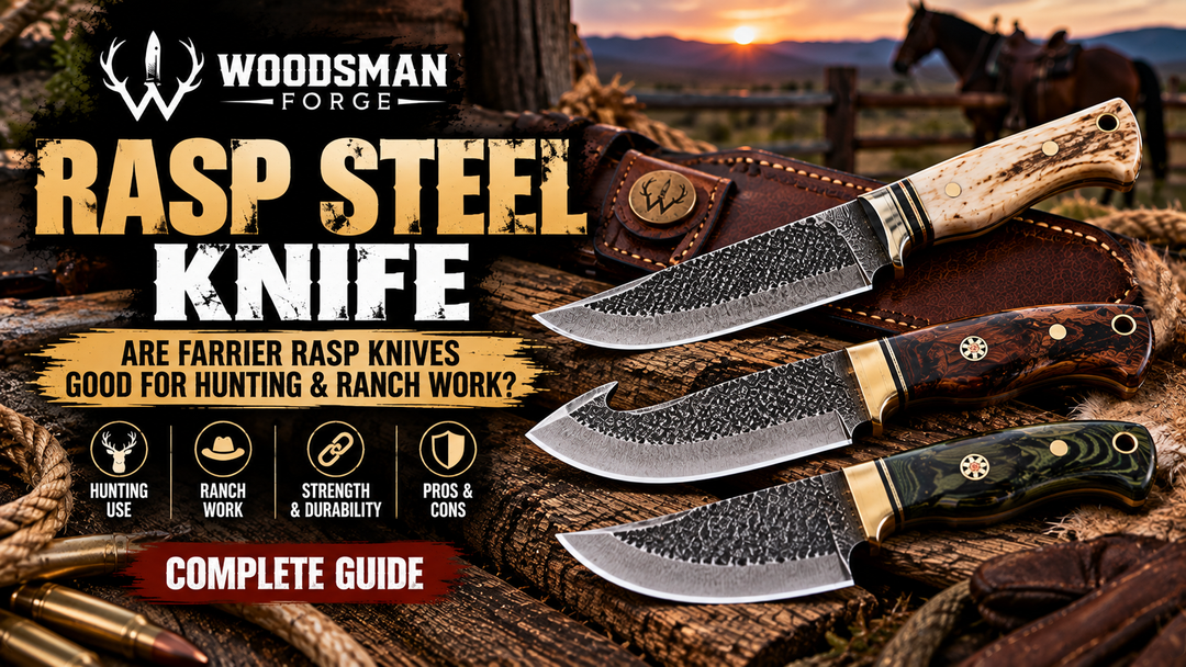 Rasp Steel Knife: Are Farrier Rasp Knives Good for Hunting & Ranch Work?