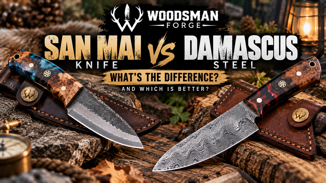 San Mai Knife vs Damascus Steel: What's the Difference and Which Is Better?