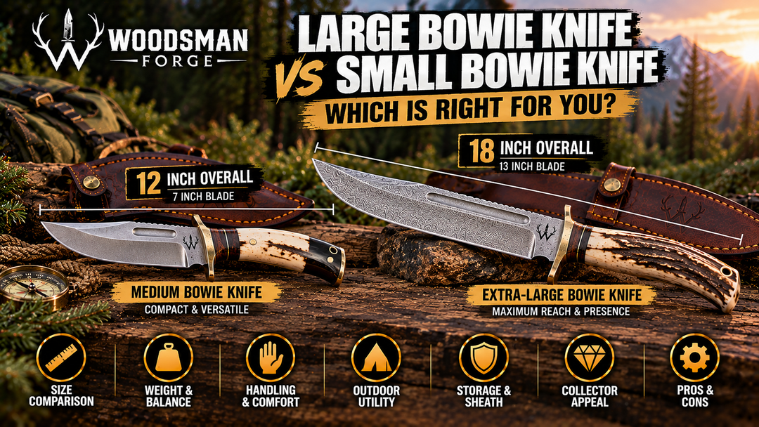 Large Bowie Knife vs. Small Bowie Knife: Which Is Right for You?