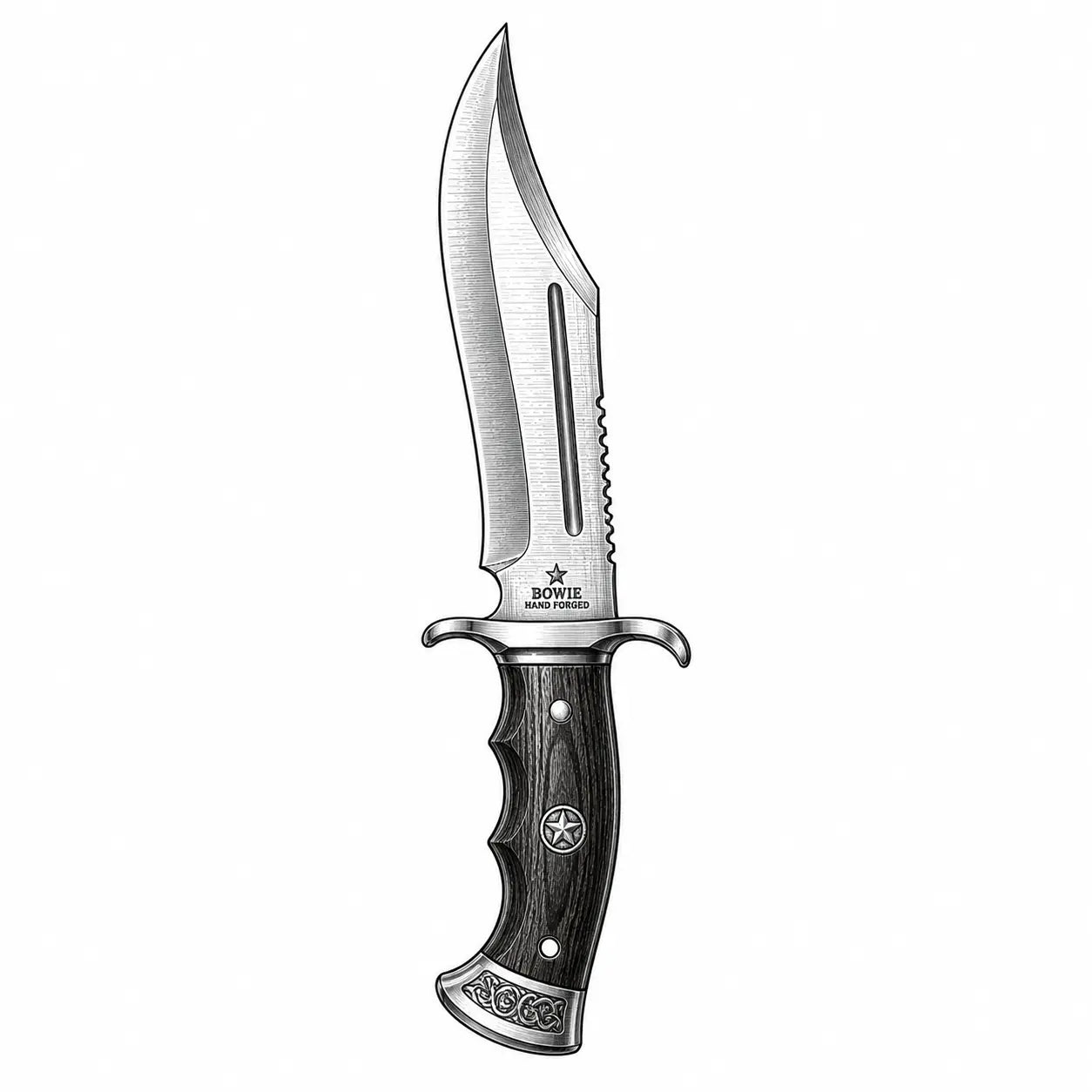 Bowie Knives WOODSMAN FORGE