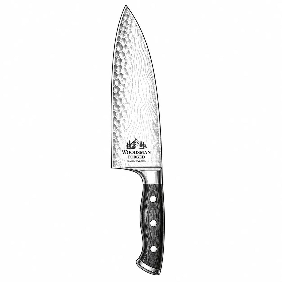 Kitchen-Knives WOODSMAN FORGE