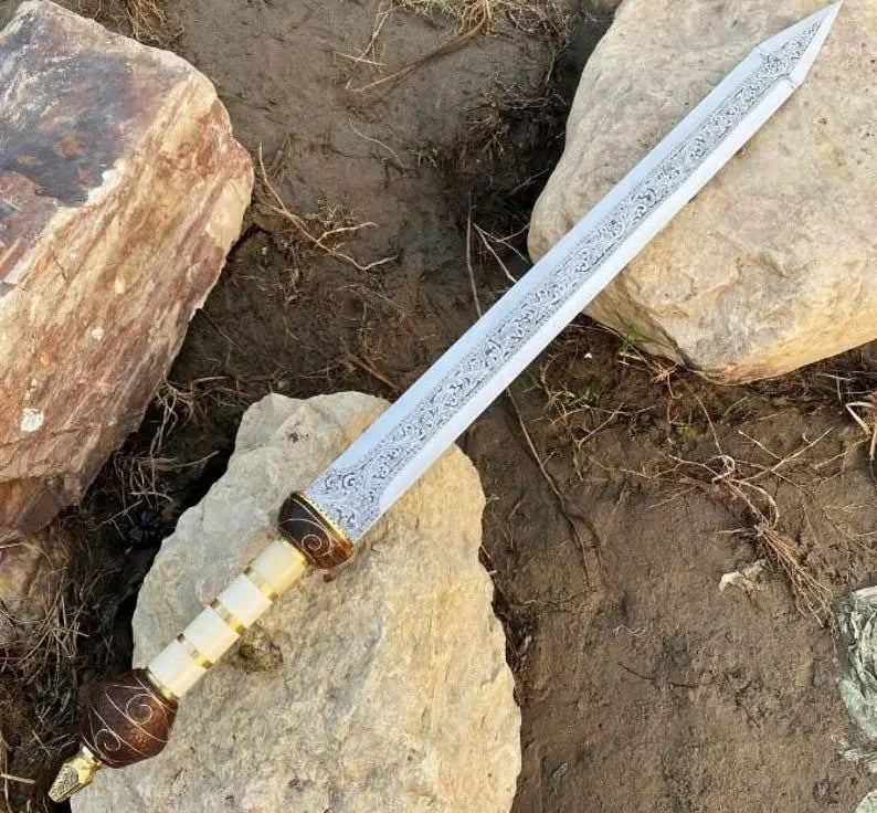 Hand Forged Gladius Sword | Roman-Style Blade | Woodsman Forge WOODSMAN FORGE