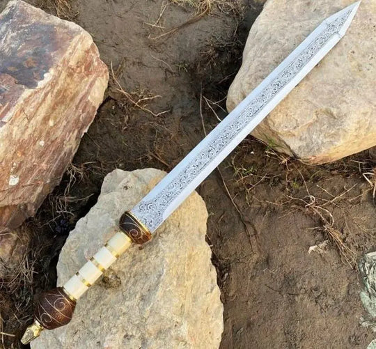 Hand Forged Gladius Sword | Roman-Style Blade | Woodsman Forge WOODSMAN FORGE