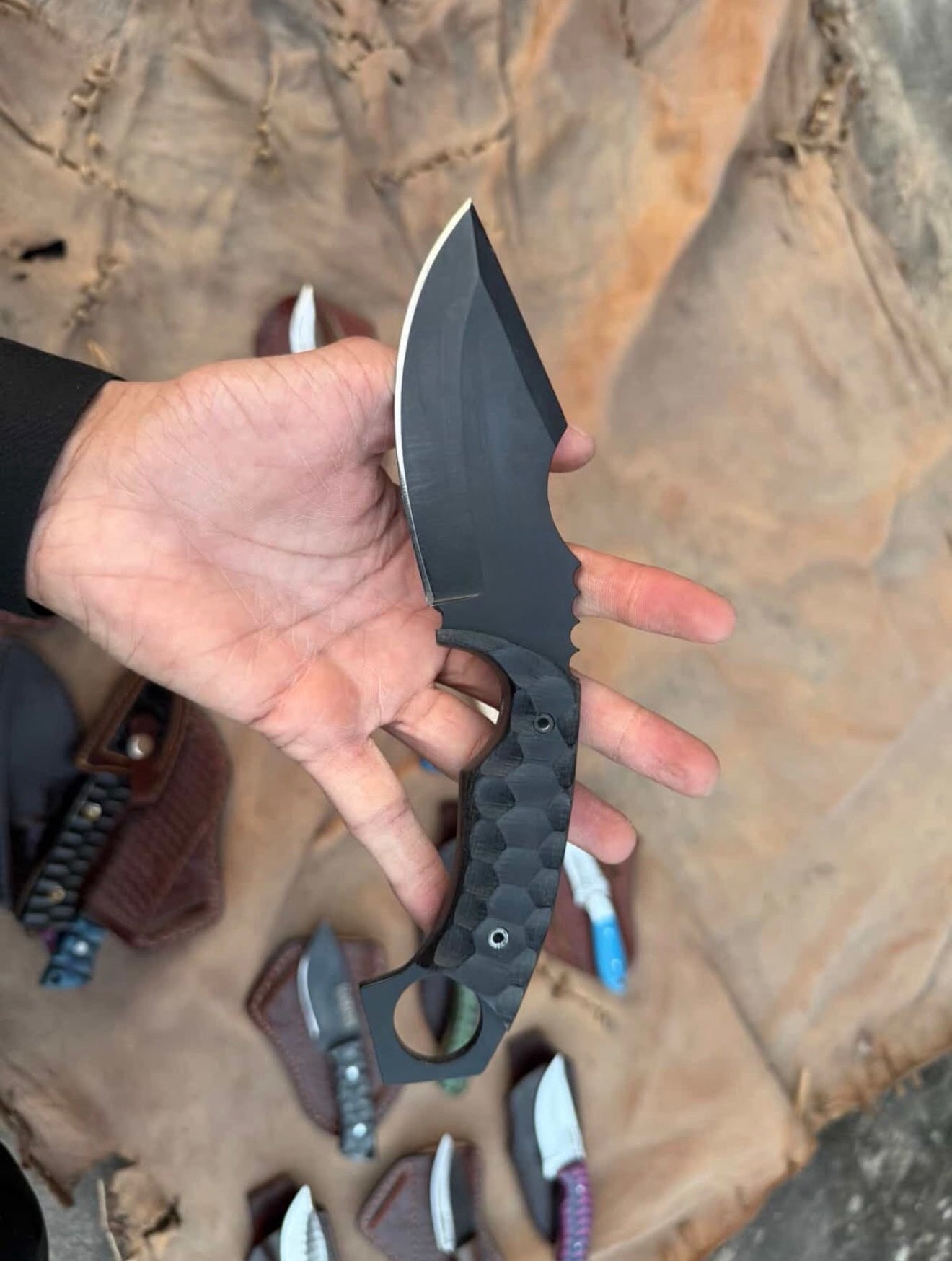 Hand Forged Tactical Karambit Knife