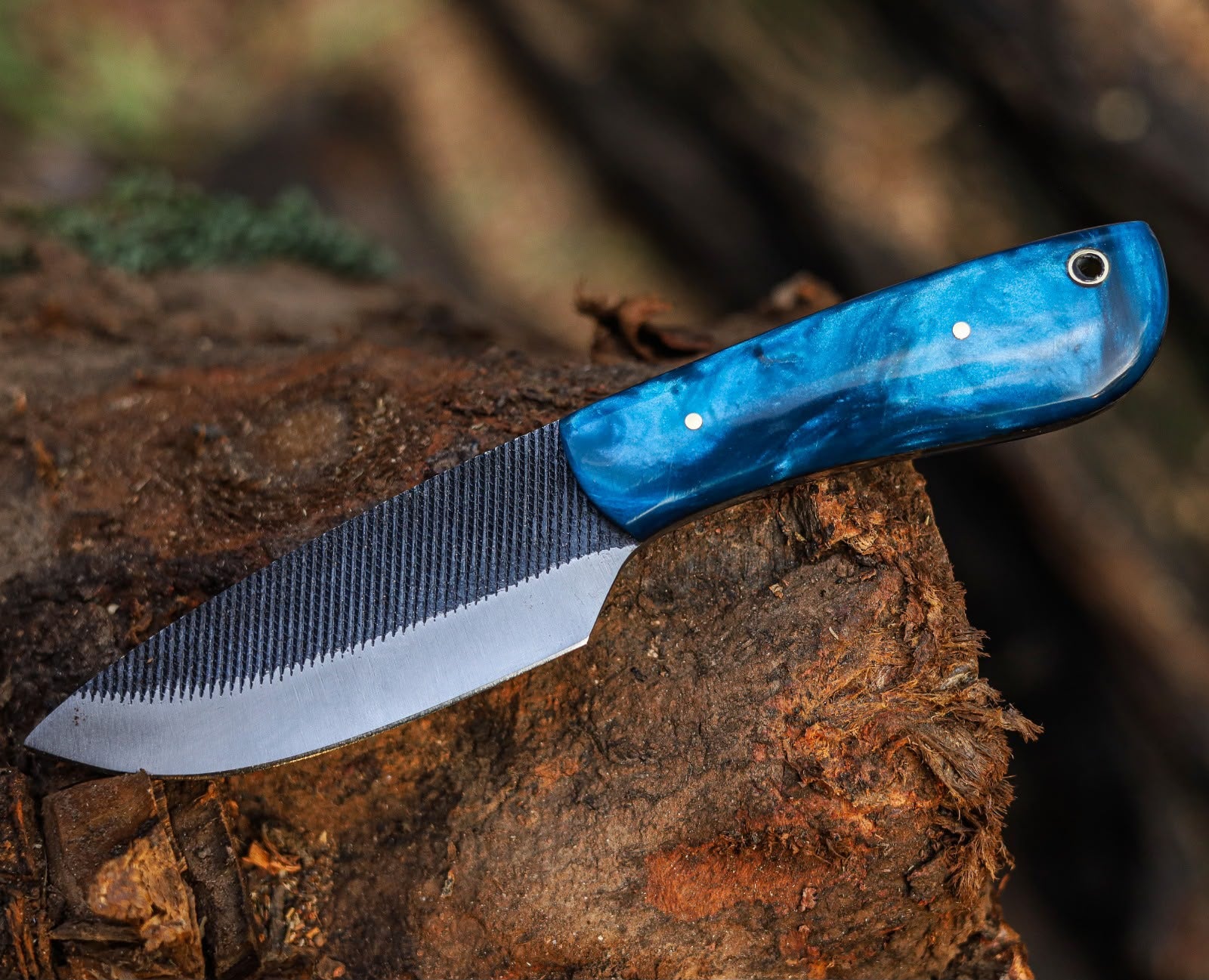 Handmade Skinner Arctic Blue Resin