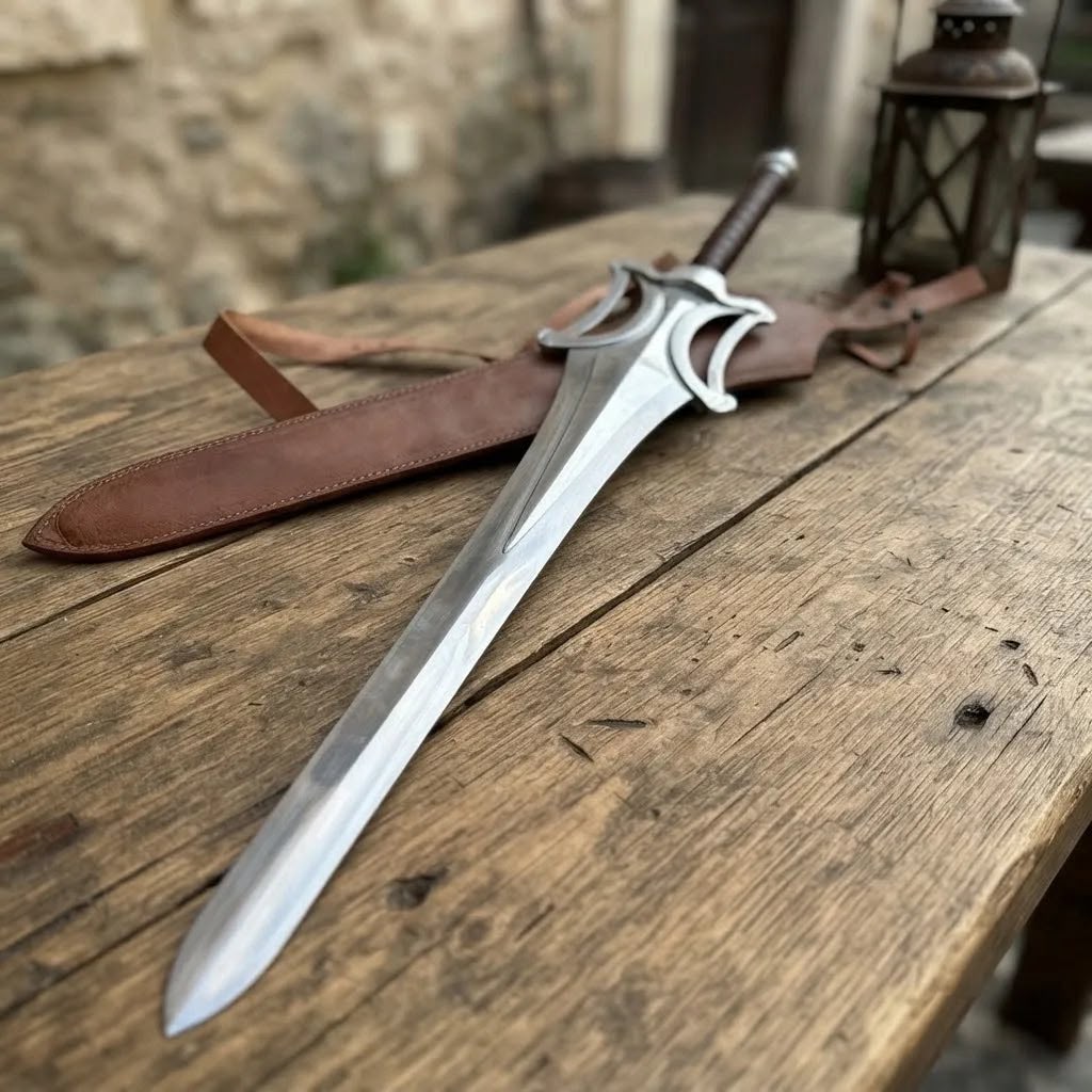THE HE-MAN Sword Replica with Leather Case | WOODSMAN FORGE