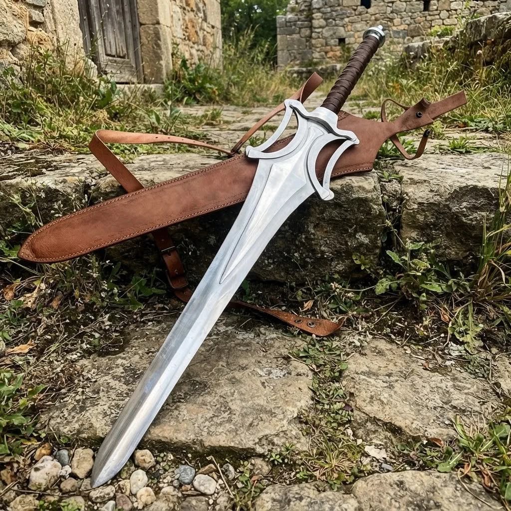 THE HE-MAN Sword Replica with Leather Case | WOODSMAN FORGE