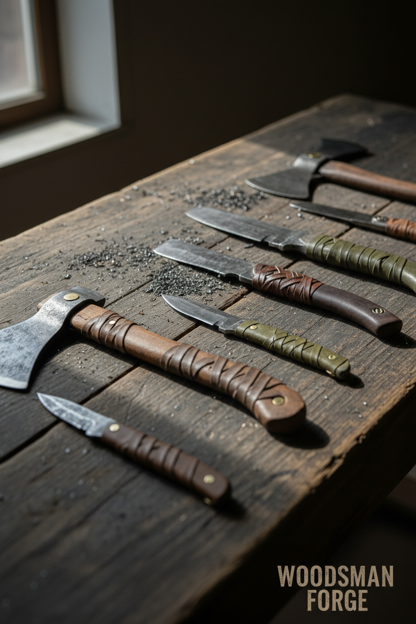 Woodsman Forge Mobile Banner with Text